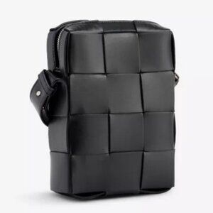Bottega Veneta Mini Cassette Cross-Body Bag in Black | Excellent Condition